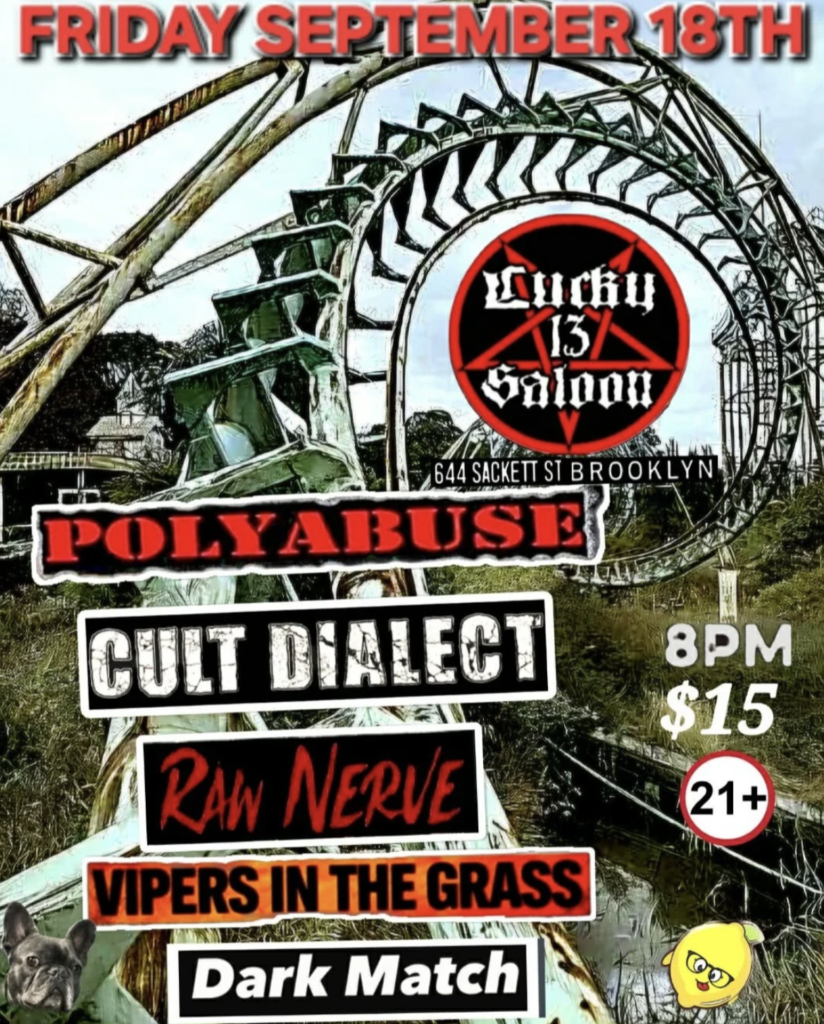 Polyabuse Sept 18 at Lucky 13